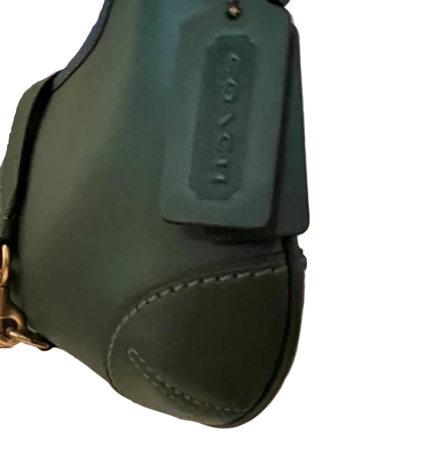 Coach Green Leather Hampton