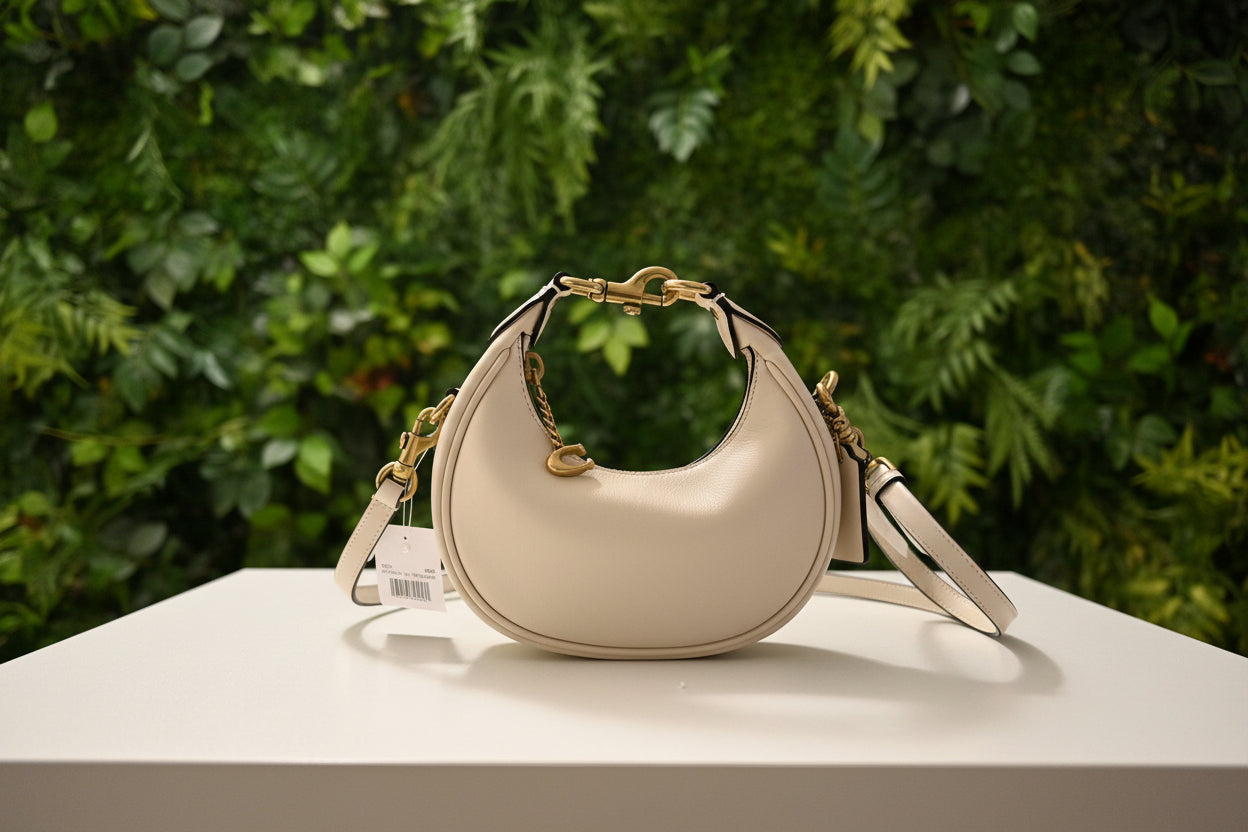 PREVIEW-DROP NEXT TIKTOK LIVE-Coach Ivory Leather Joni