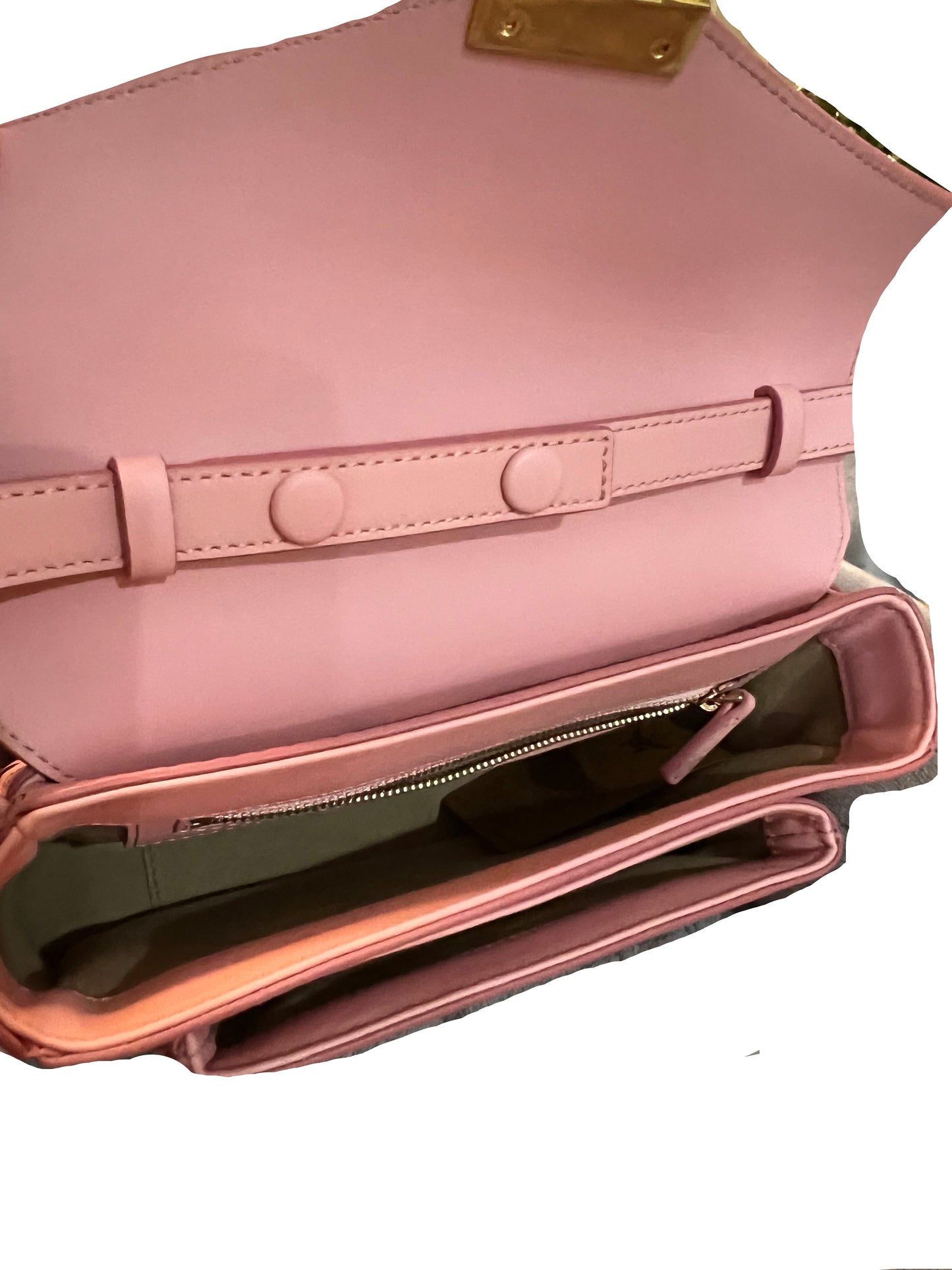 MCM Pink Visetos Tracy Crossbody