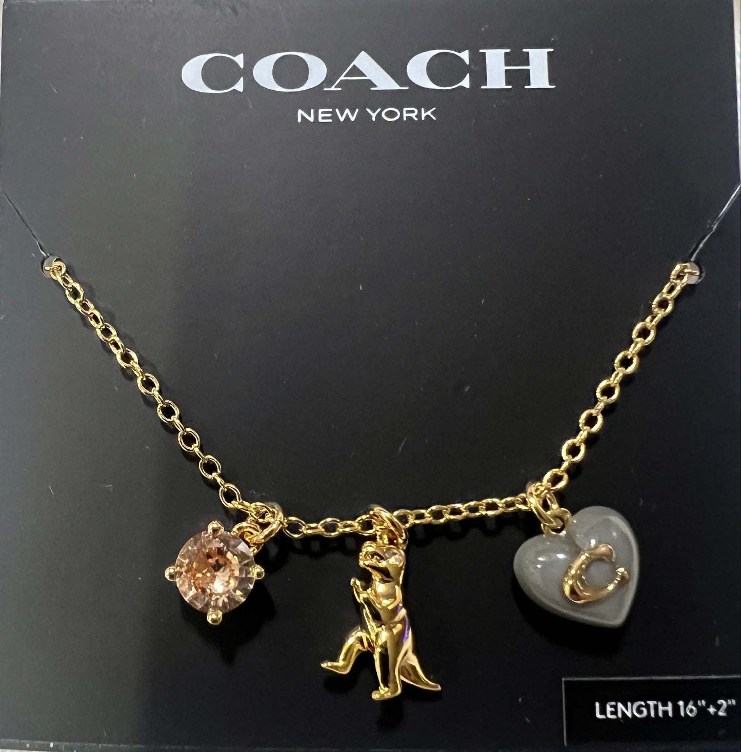 Coach Charm Necklace