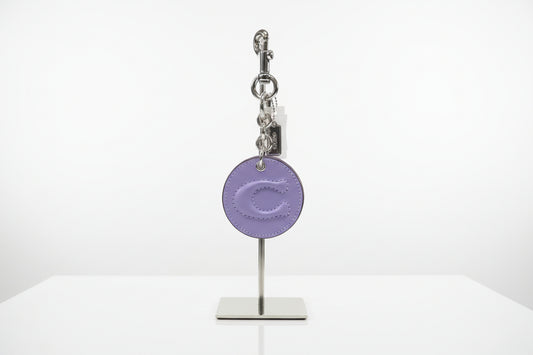 Coach Purple Mirror Bag Charm