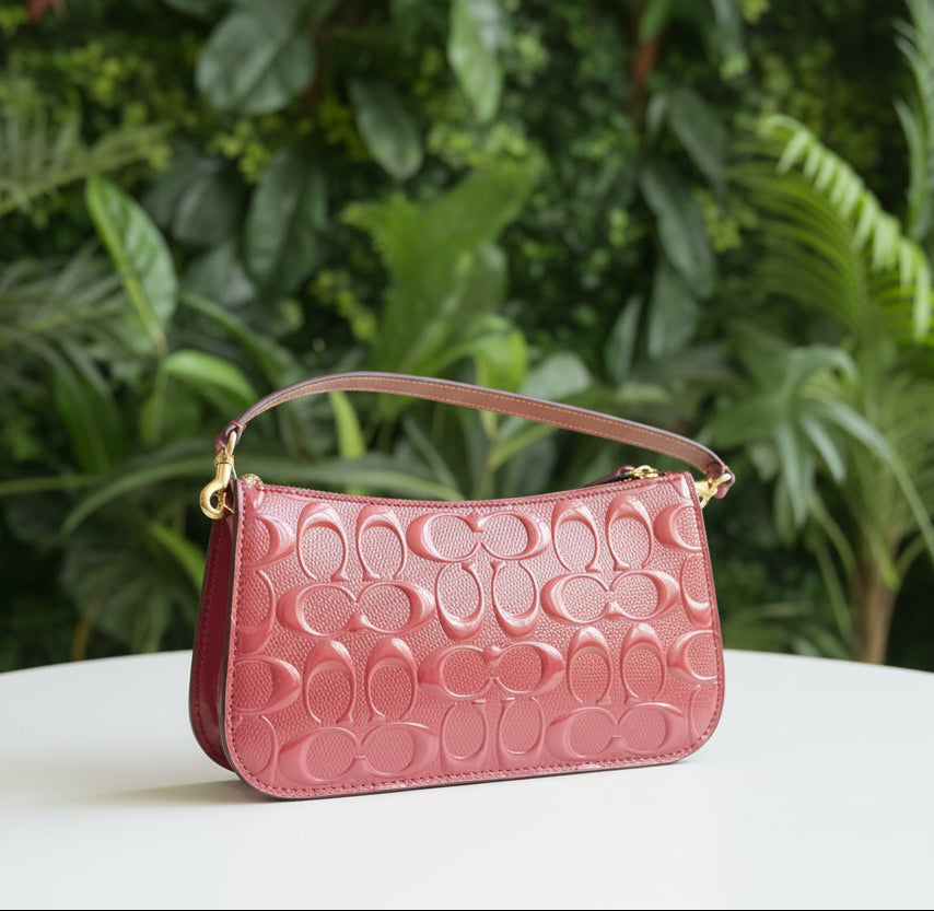 Coach Patent Leather Embossed Penn Bag