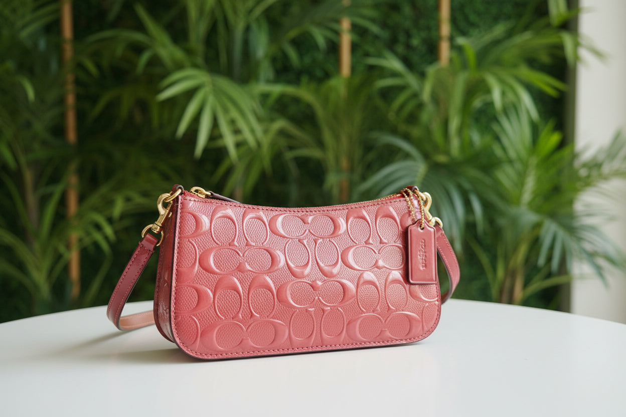 Coach Patent Leather Embossed Penn Bag