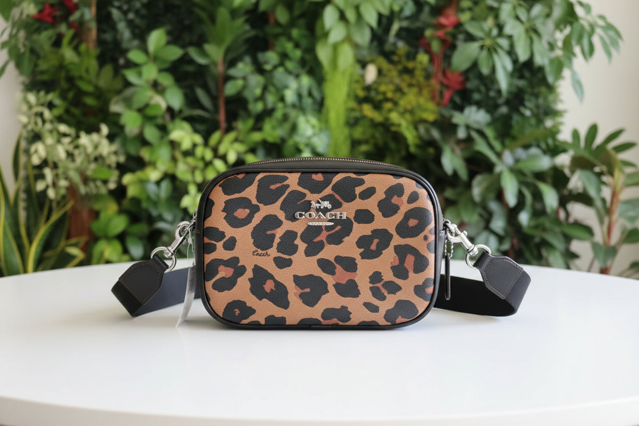Coach Leopard Jamie Camera Bag