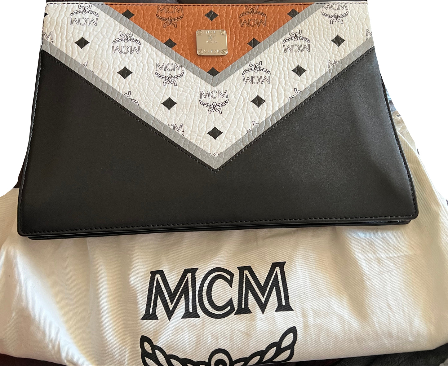 MCM Colorblock Pouch