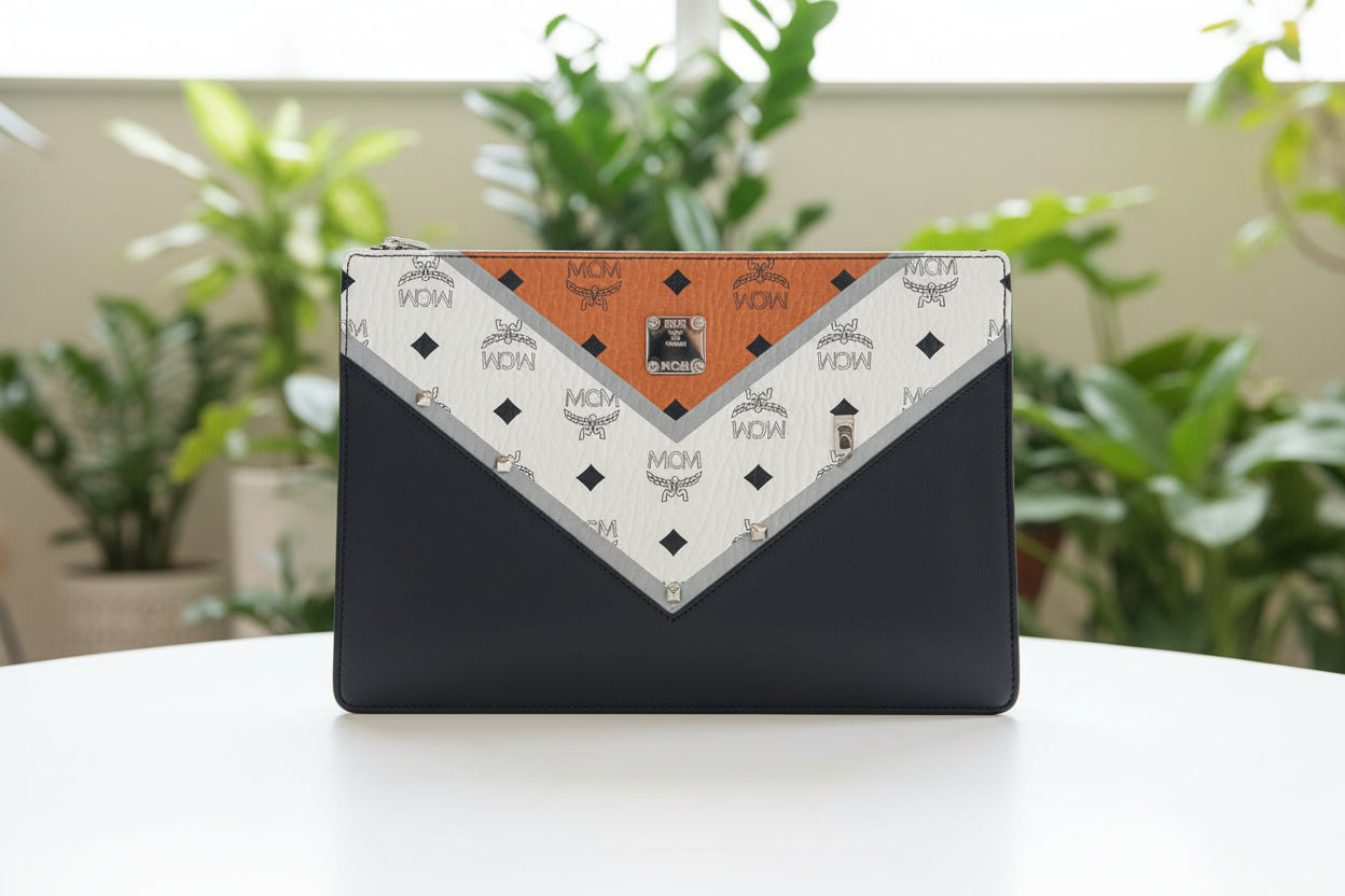MCM Colorblock Pouch