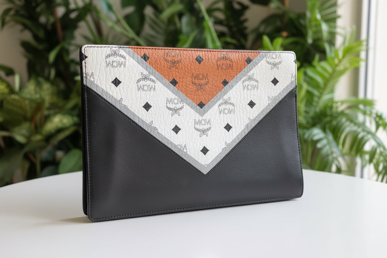 MCM Colorblock Pouch