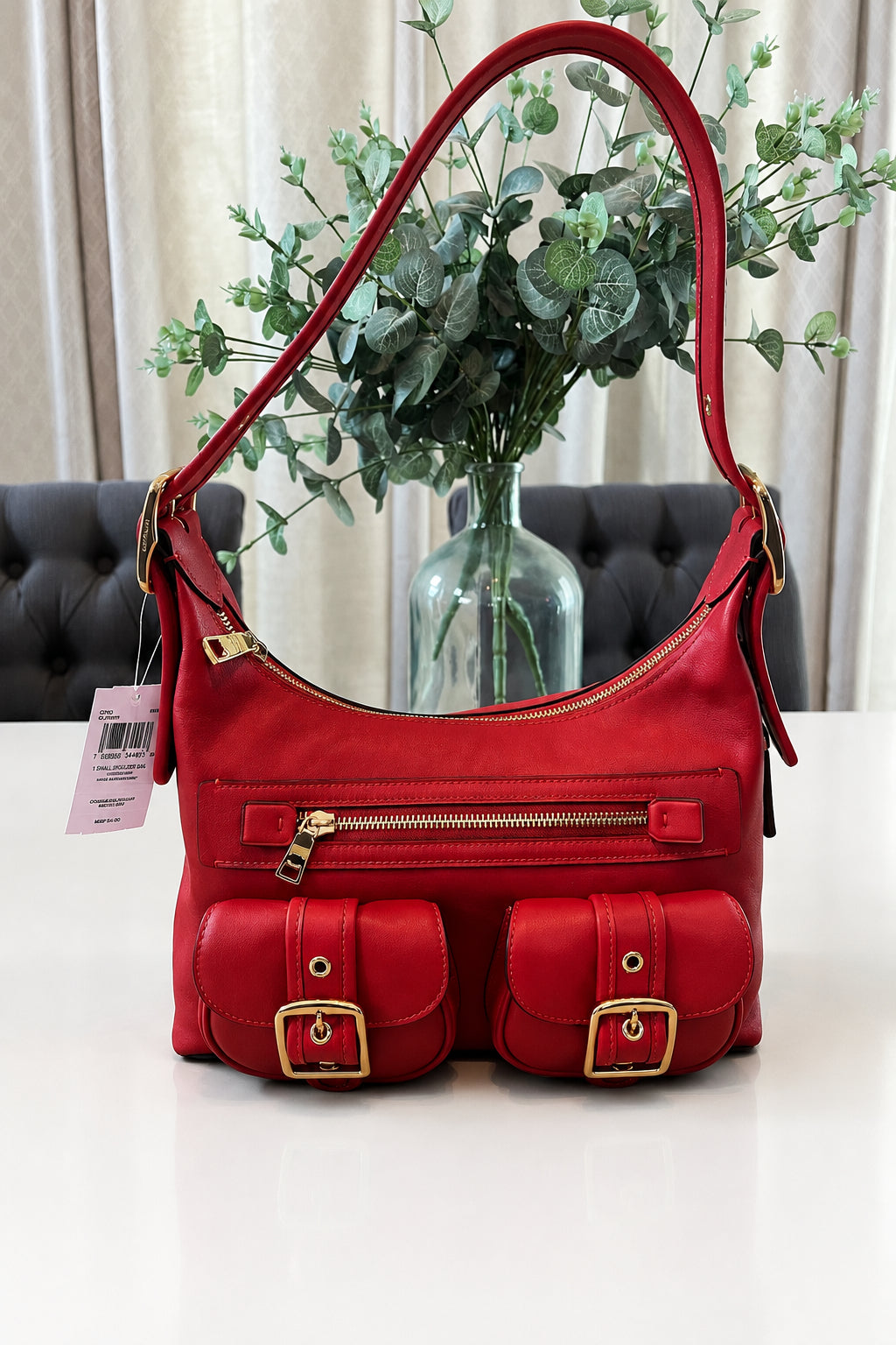 Coach Allison Shoulder Bag Poppy
