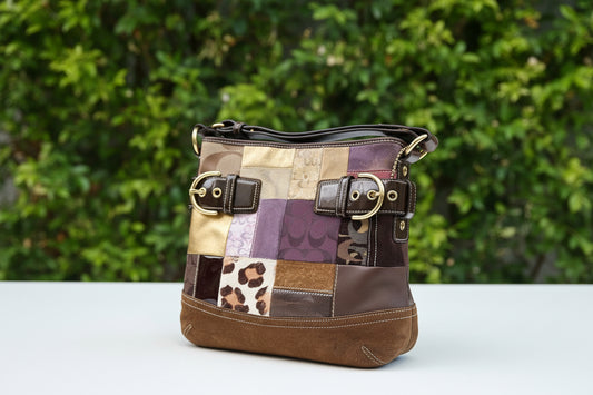 Coach Patchwork Shoulder Bag