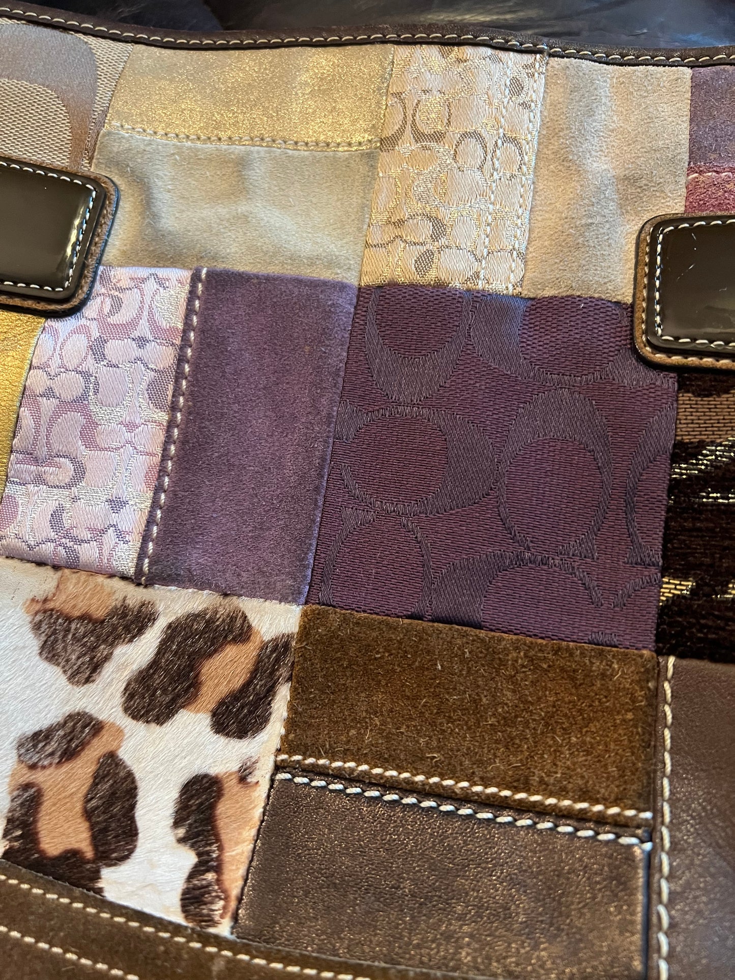 Coach Patchwork Shoulder Bag