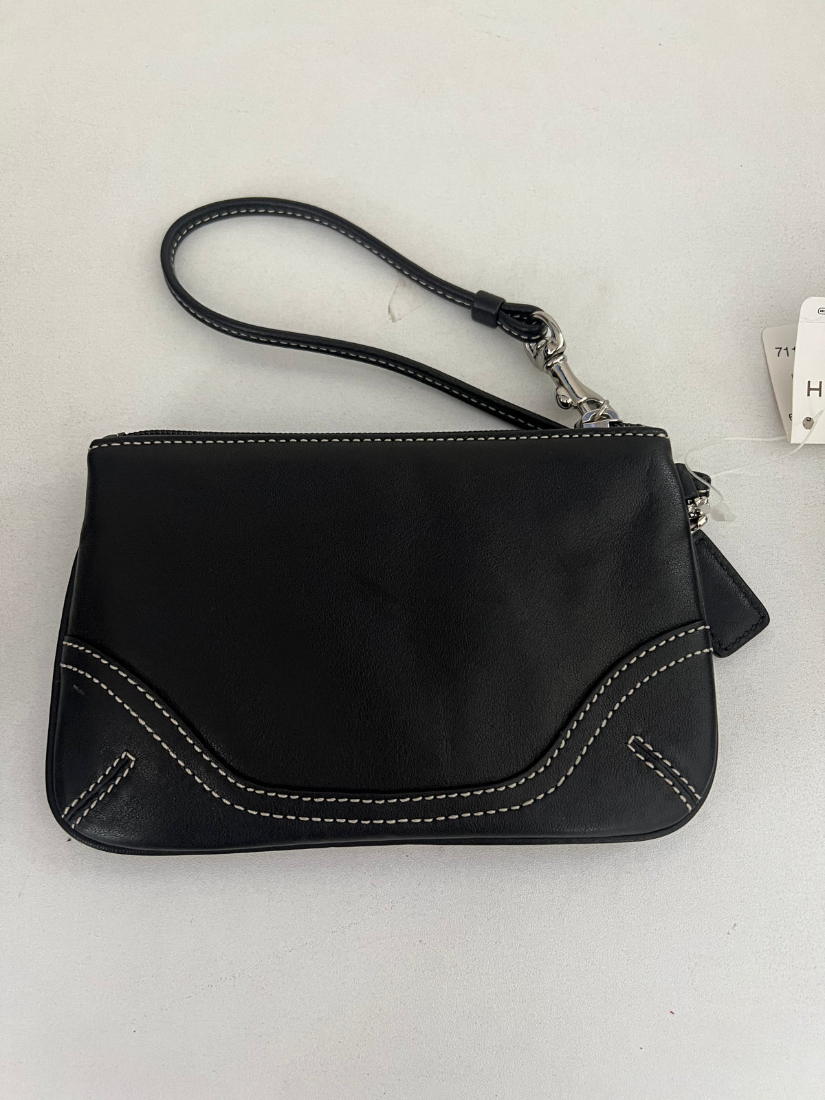 Coach SoHo Black Leather Wristlet - New in Box