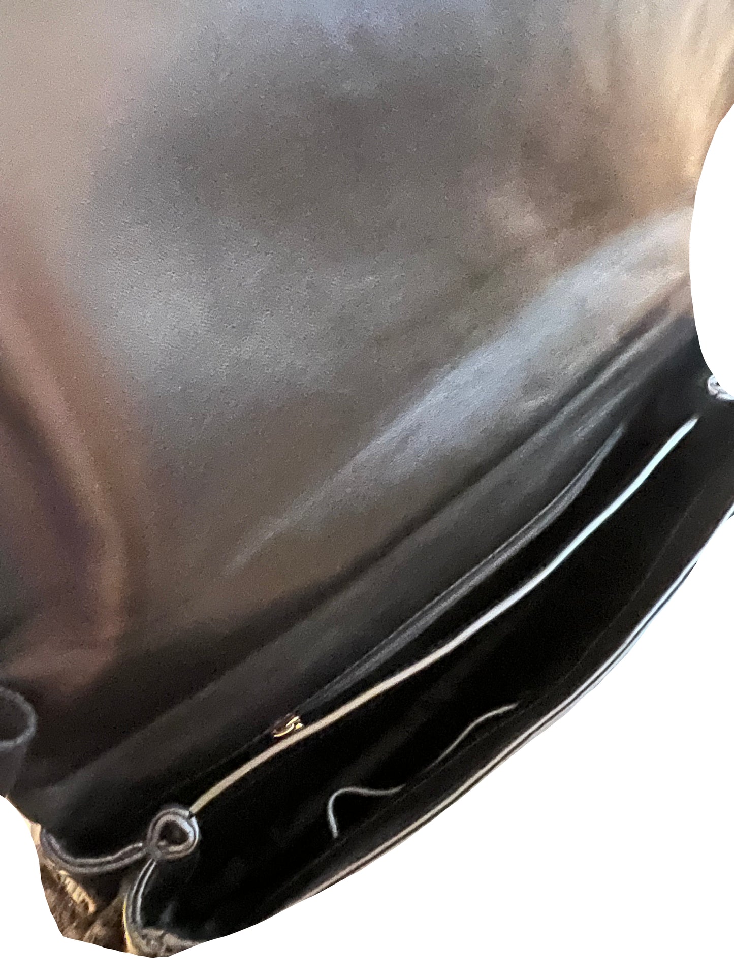 Dolce and Gabbana Black Leather and Lace Sicily Top Handle Bag