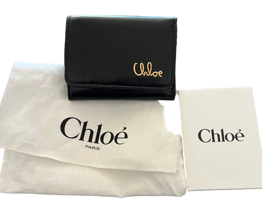 Chloe Leather Trifold Wallet