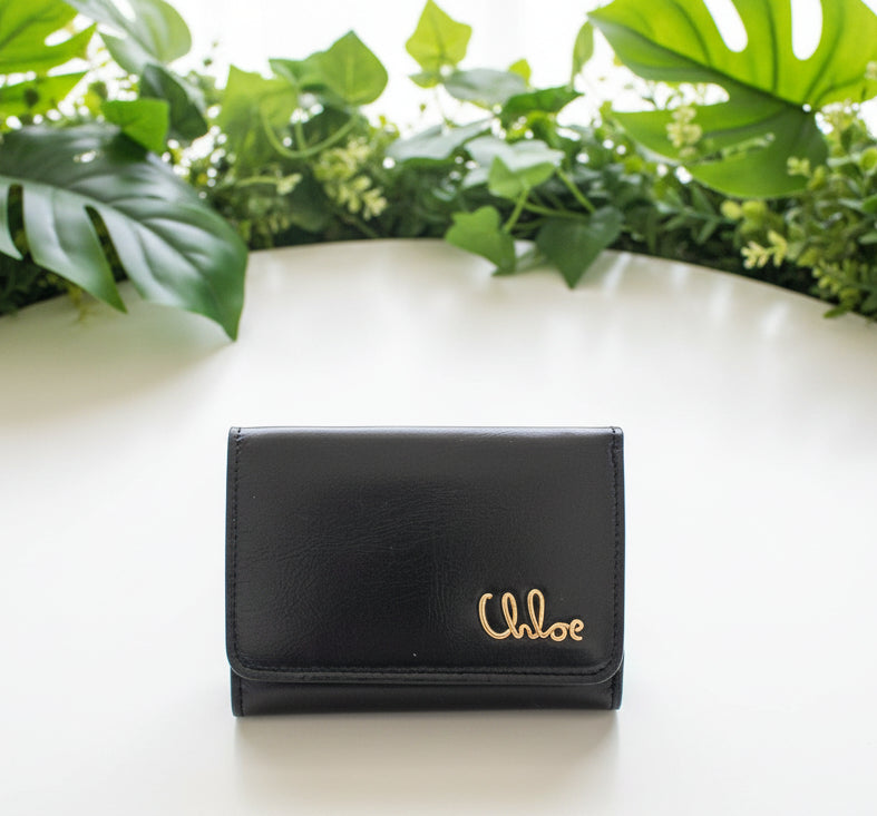 Chloe Leather Trifold Wallet