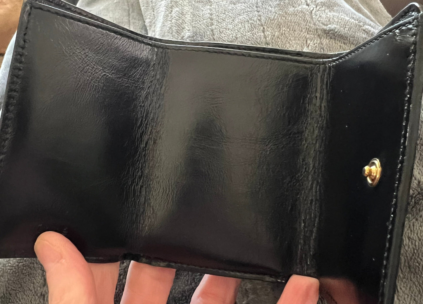 Chloe Leather Trifold Wallet