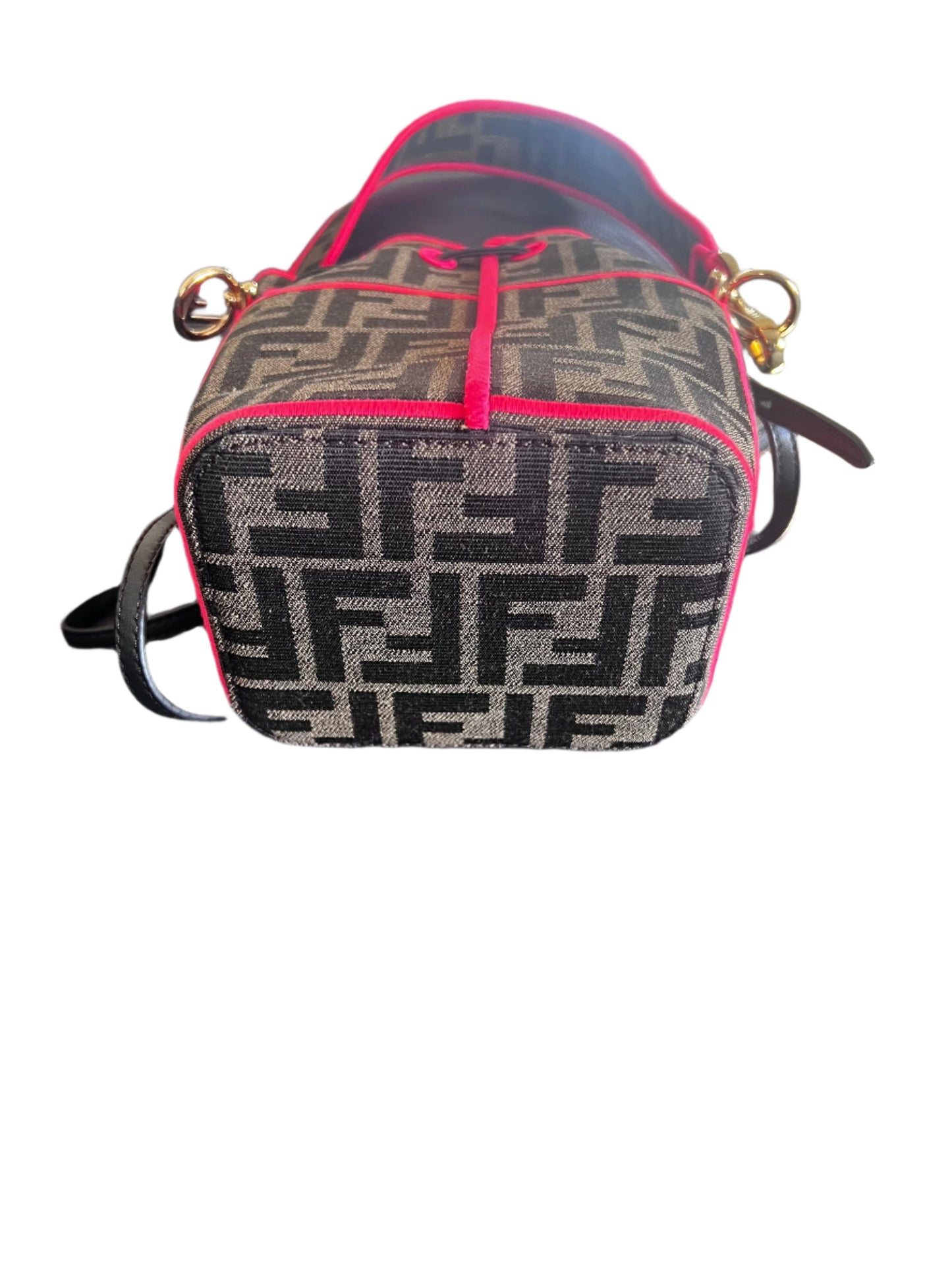 Fendi Zucca Embroidered Mon Tresor Bag