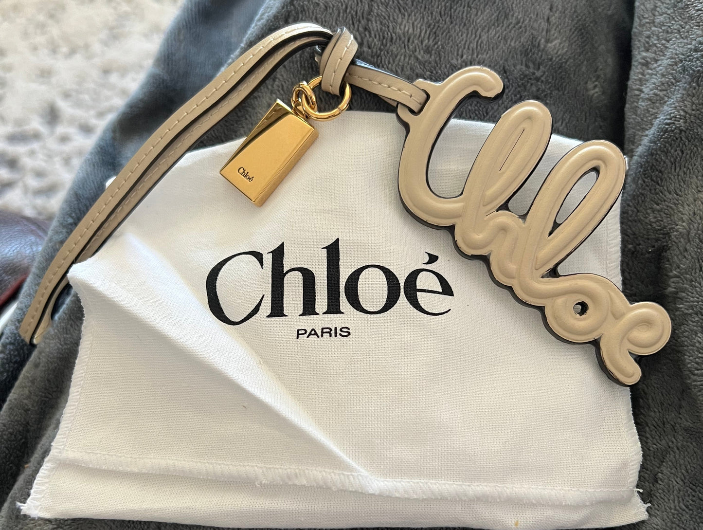 Chloe Leather Bag Charm