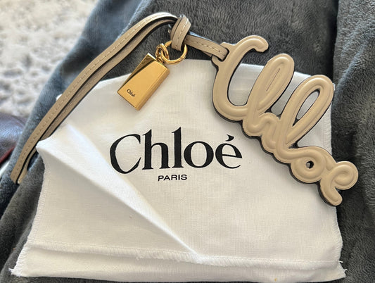 Chloe Leather Bag Charm