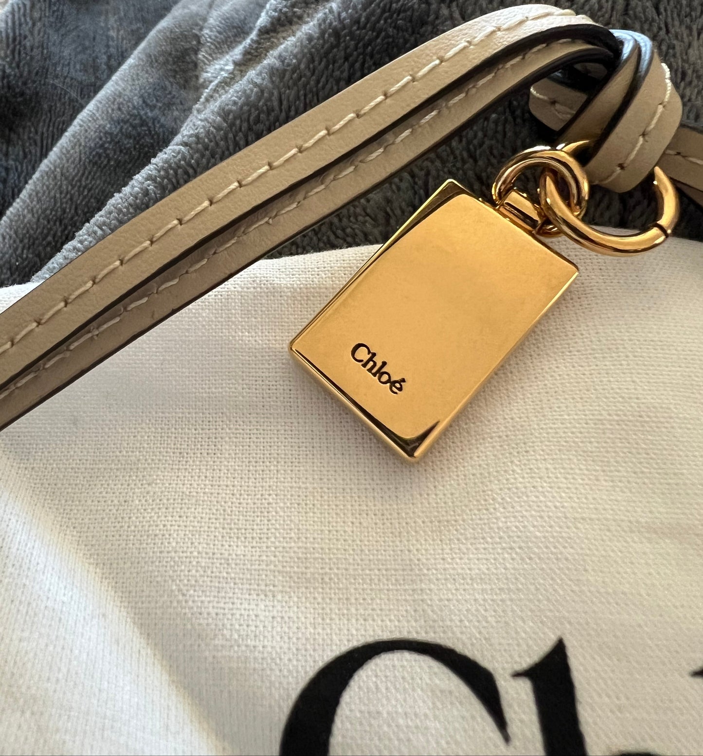 Chloe Leather Bag Charm