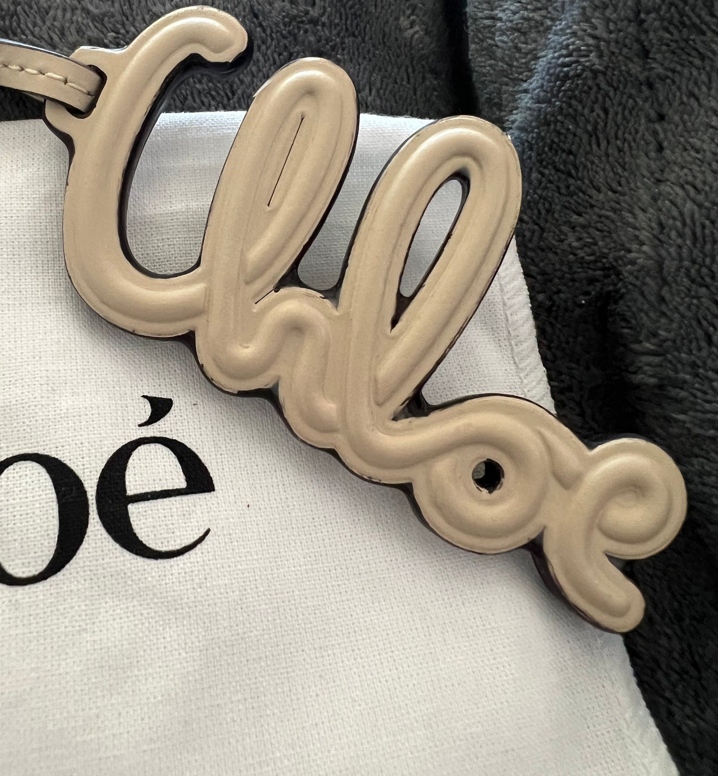 Chloe Leather Bag Charm