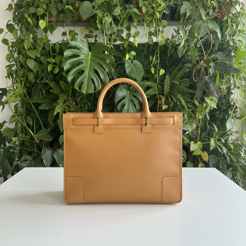 Vintage Gucci Leather Satchel Tom Ford Era