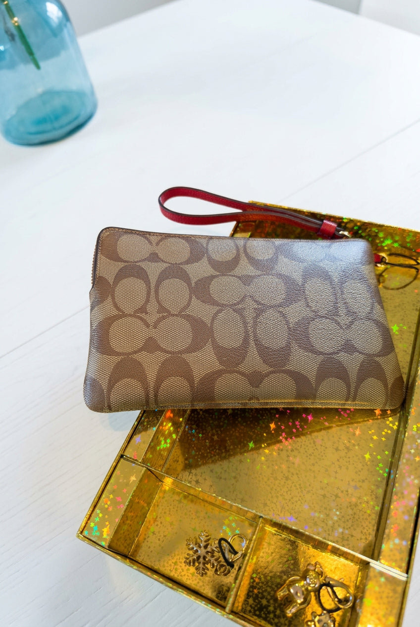 Coach Wristlet Boxed Set with Charms