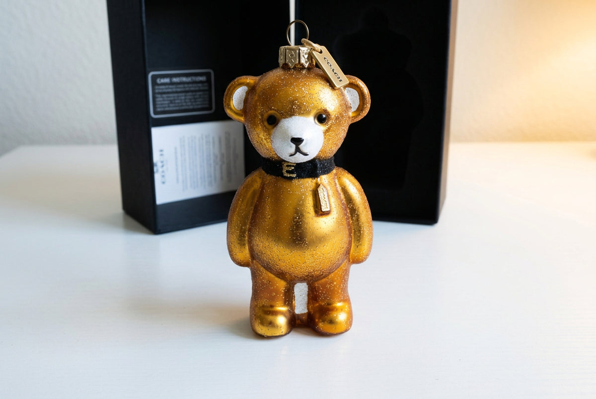 Coach Bear Ornament