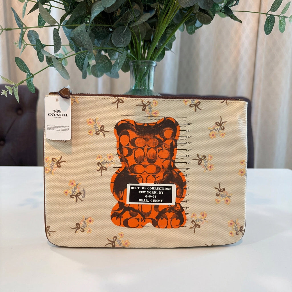 Coach  Large Vandal Gummy Bear Clutch