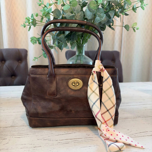 Coach Bronze Leather Hamptons Madeline Multi Pocket