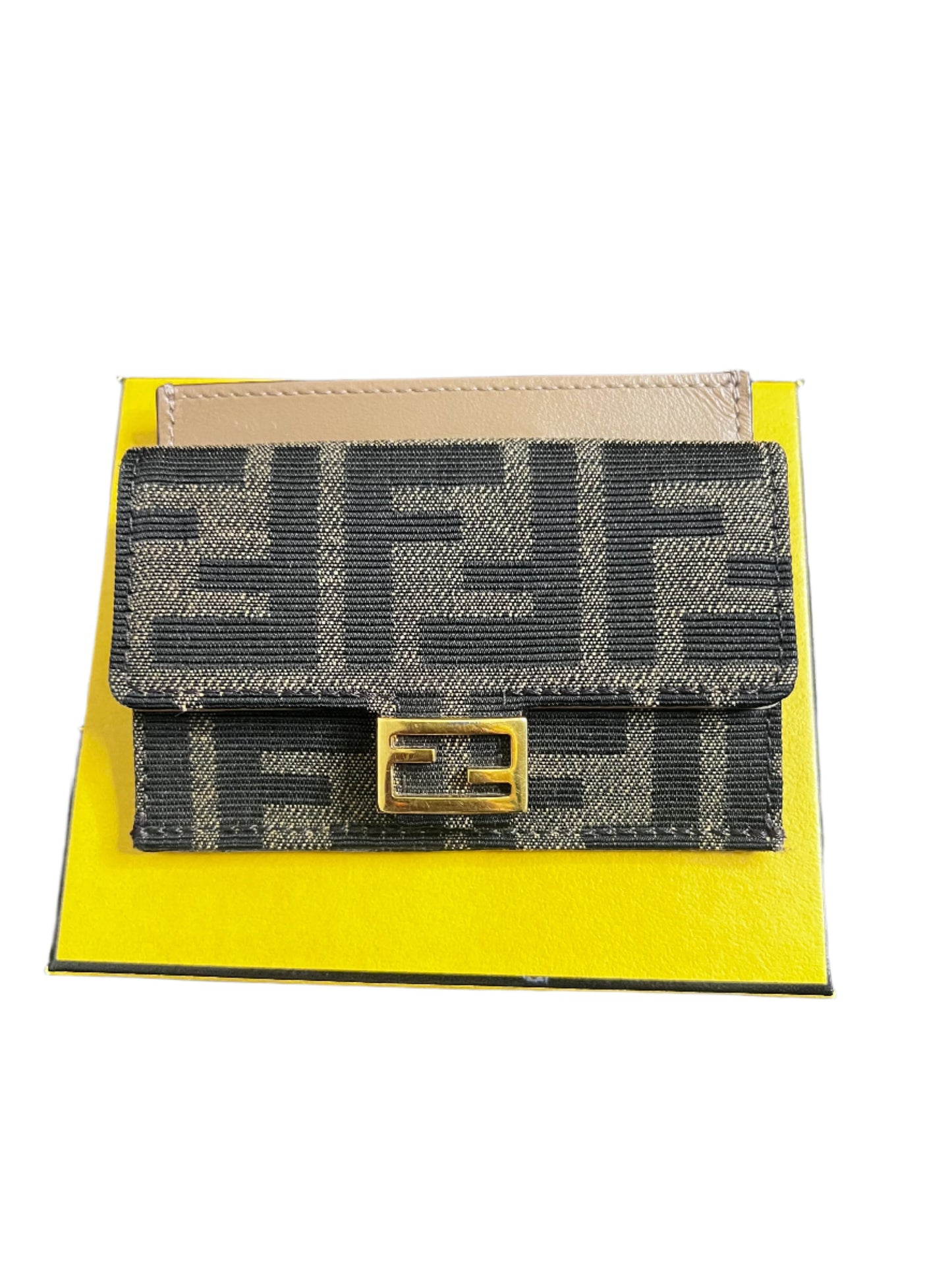 Fendi Zucca Baguette Card Holder