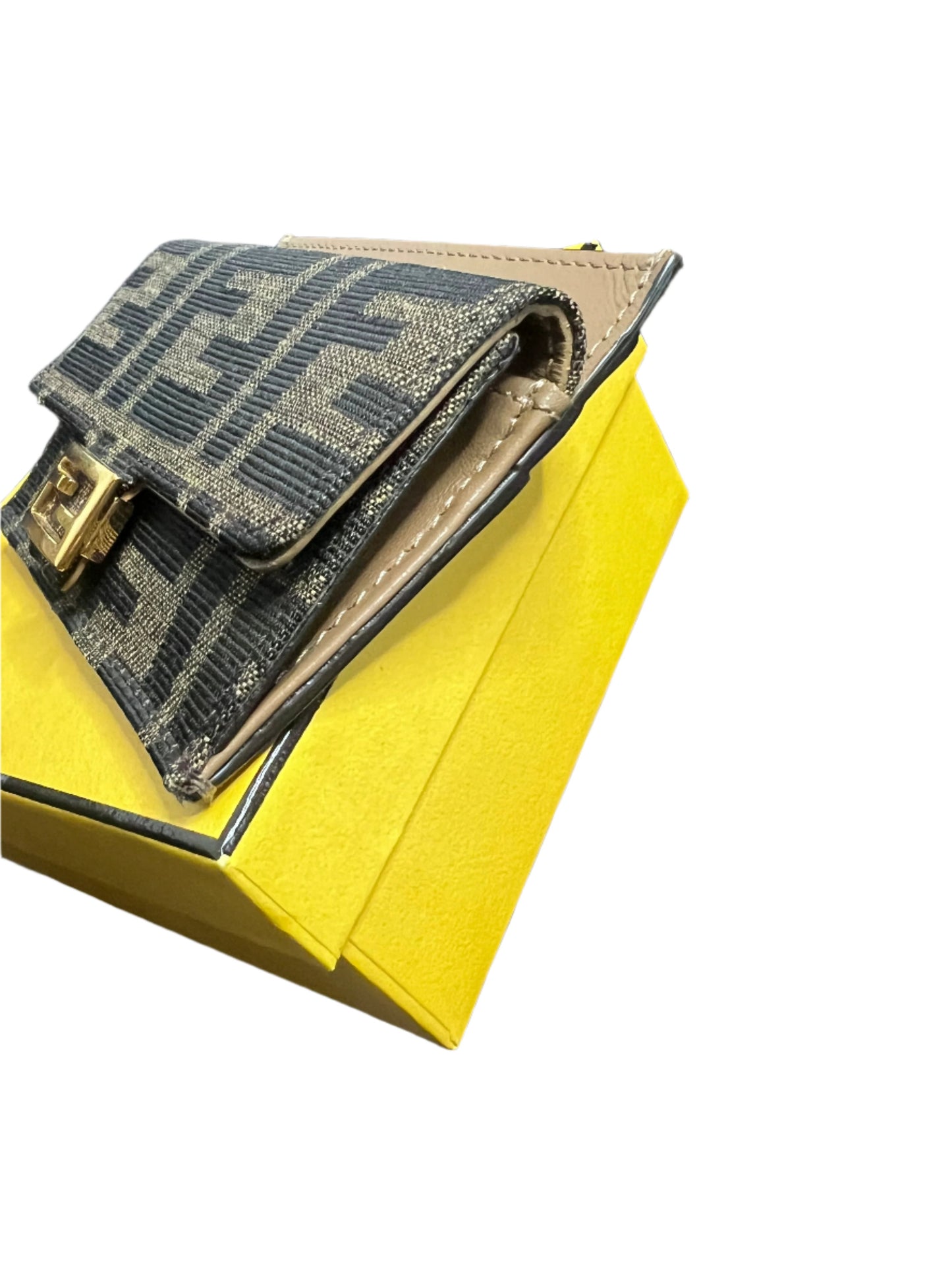 Fendi Zucca Baguette Card Holder