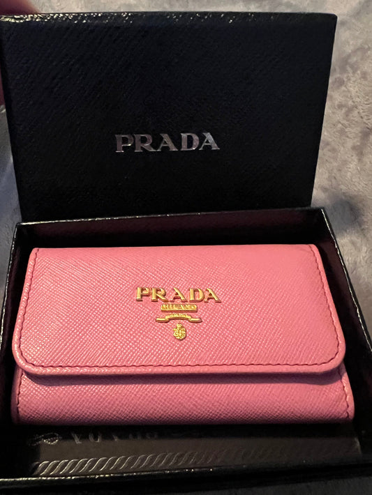 Prada Saffiano Key Holder