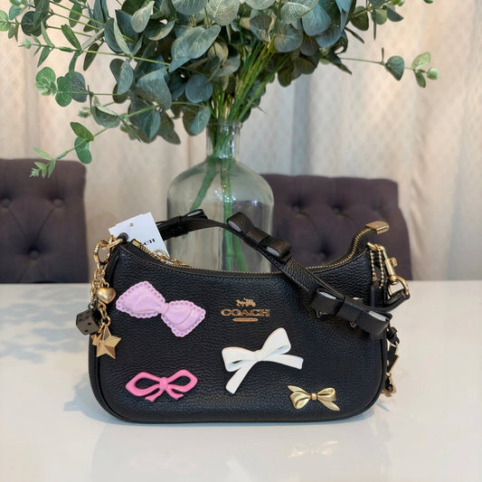 Coach Teri Bag with Bows and Charms