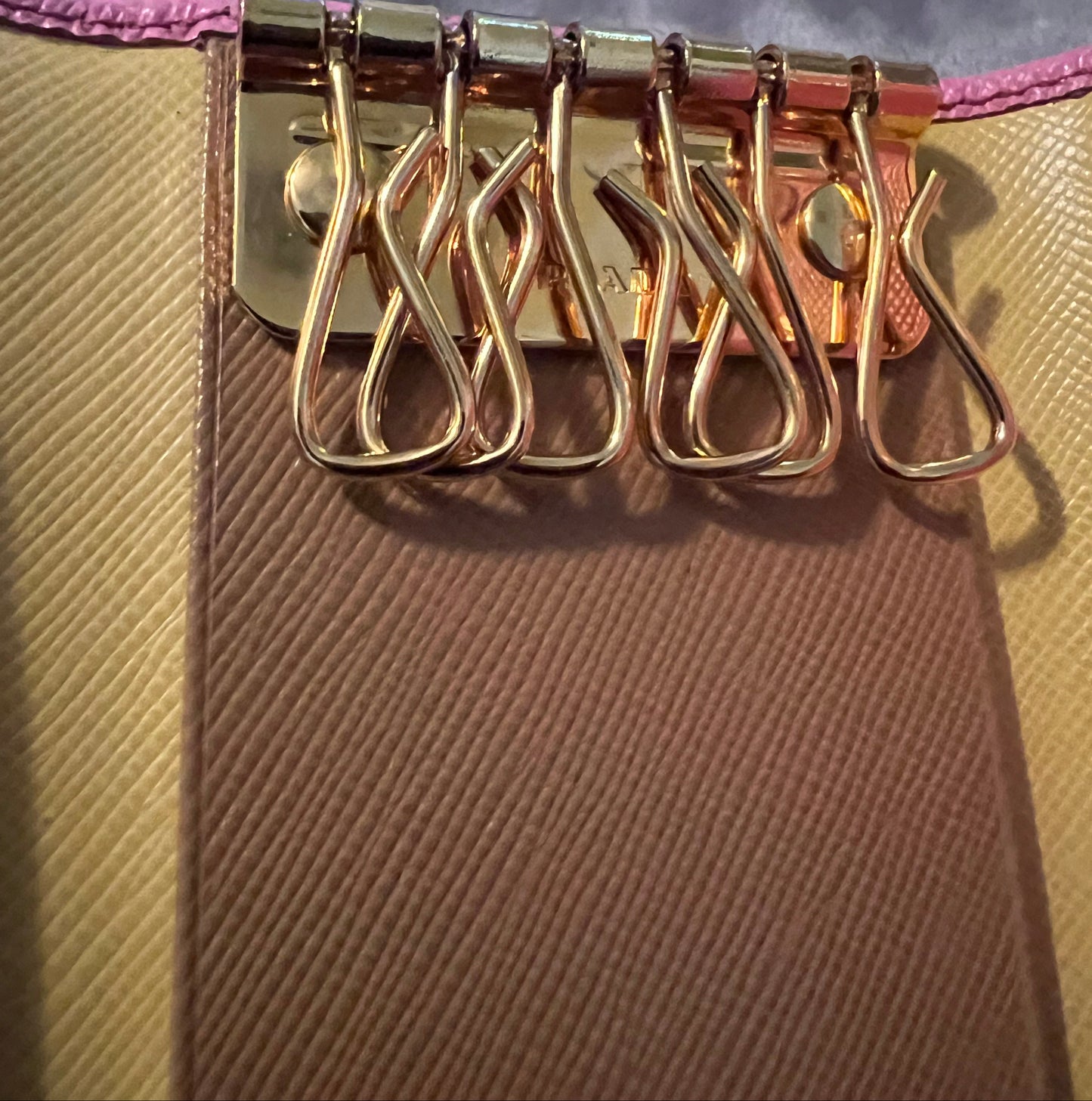 Prada Saffiano Key Holder