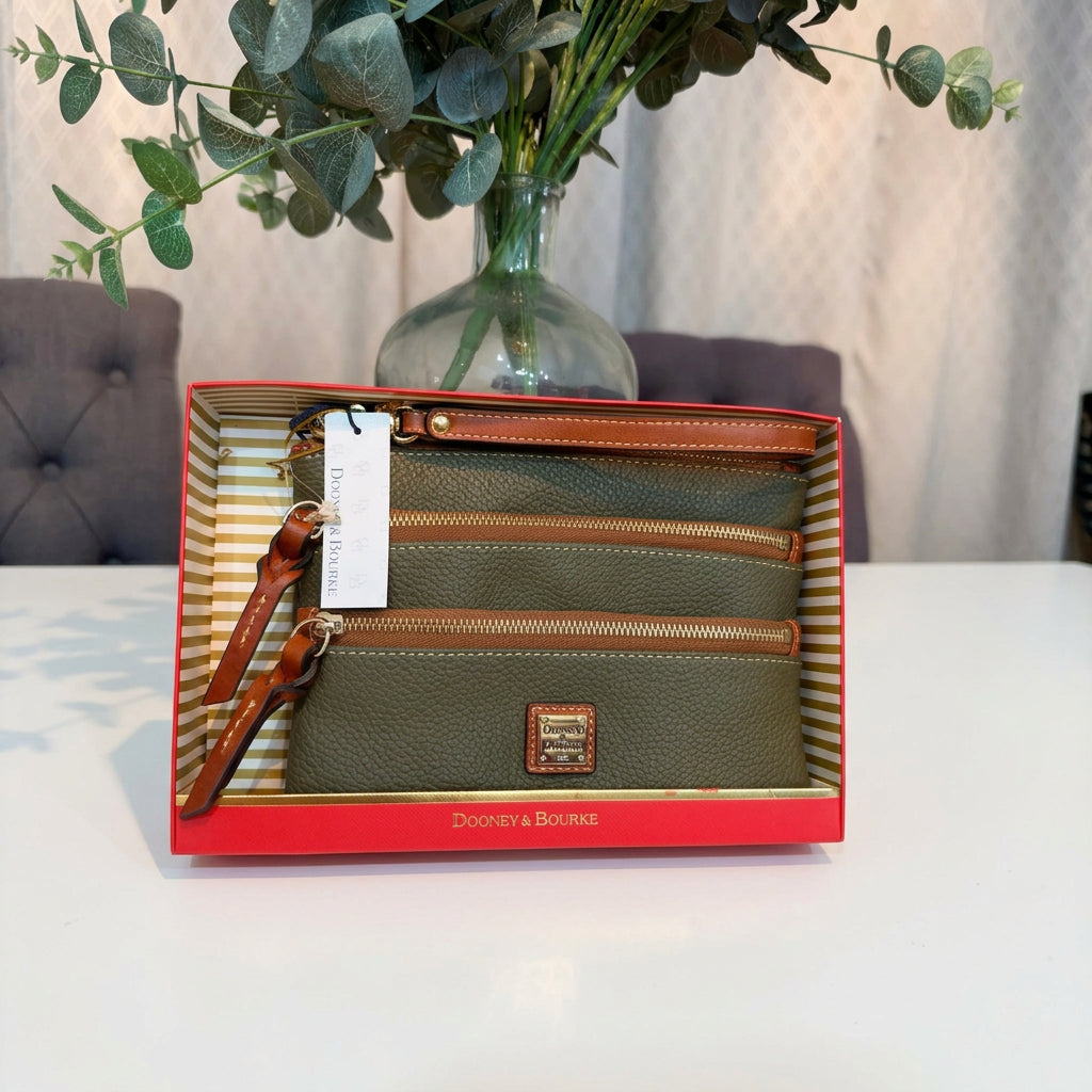 Dooney & Bourke Boxed Leather Wristlet