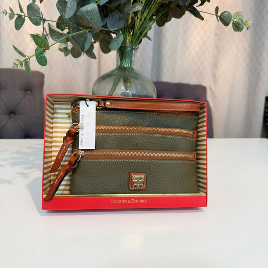 Dooney & Bourke Boxed Leather Wristlet
