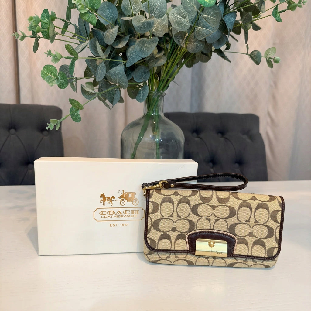 Coach Kristen Signature Wristlet