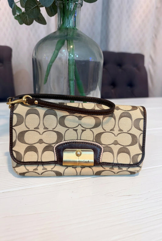 Coach Kristen Signature Wristlet