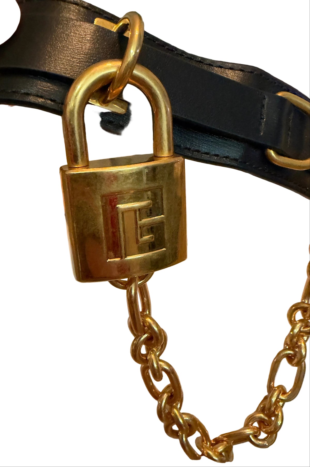 Balmain Lock Chain Belt