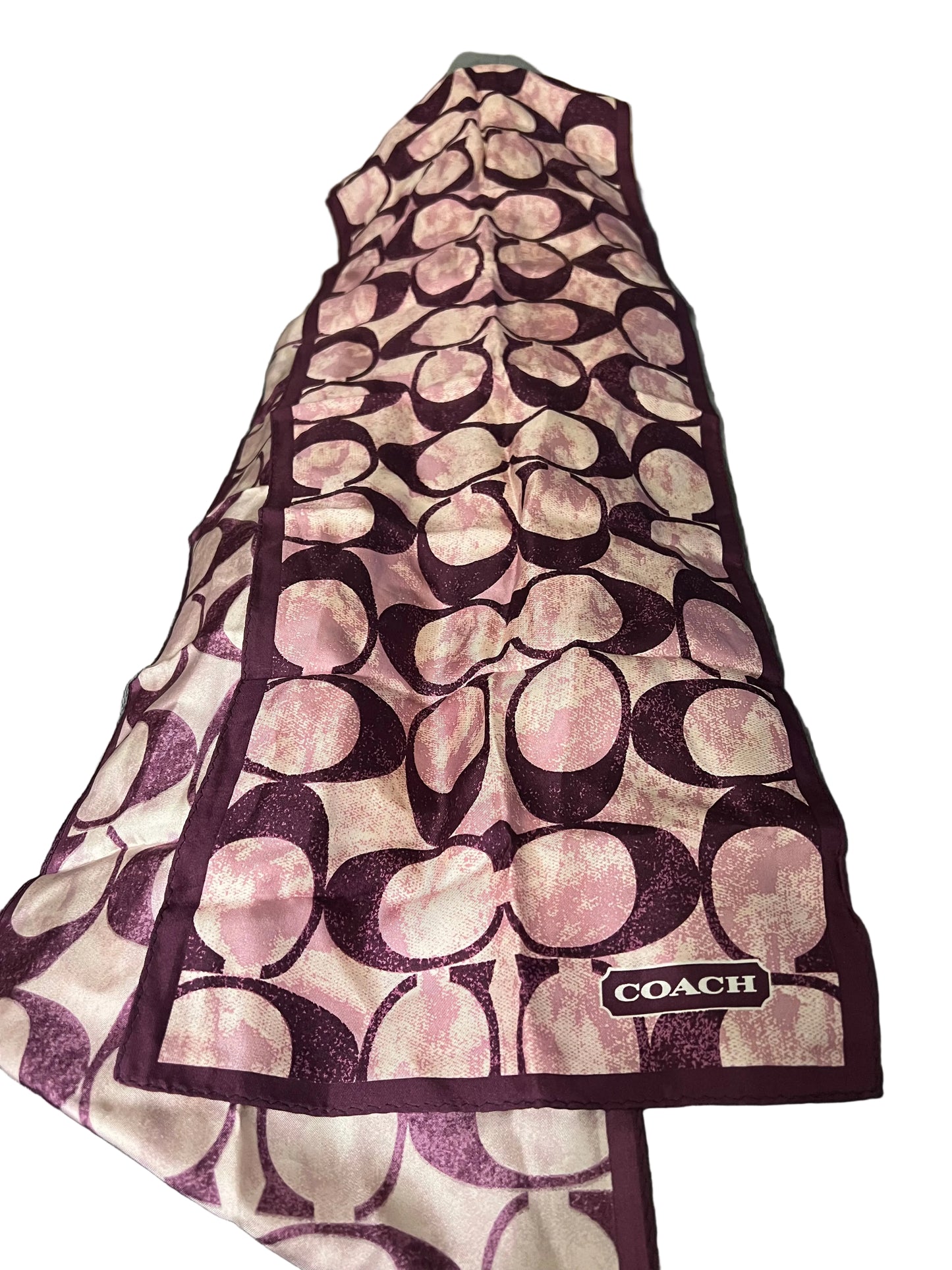 Coach Purple Y2K Scarf
