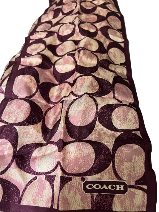 Coach Purple Y2K Scarf