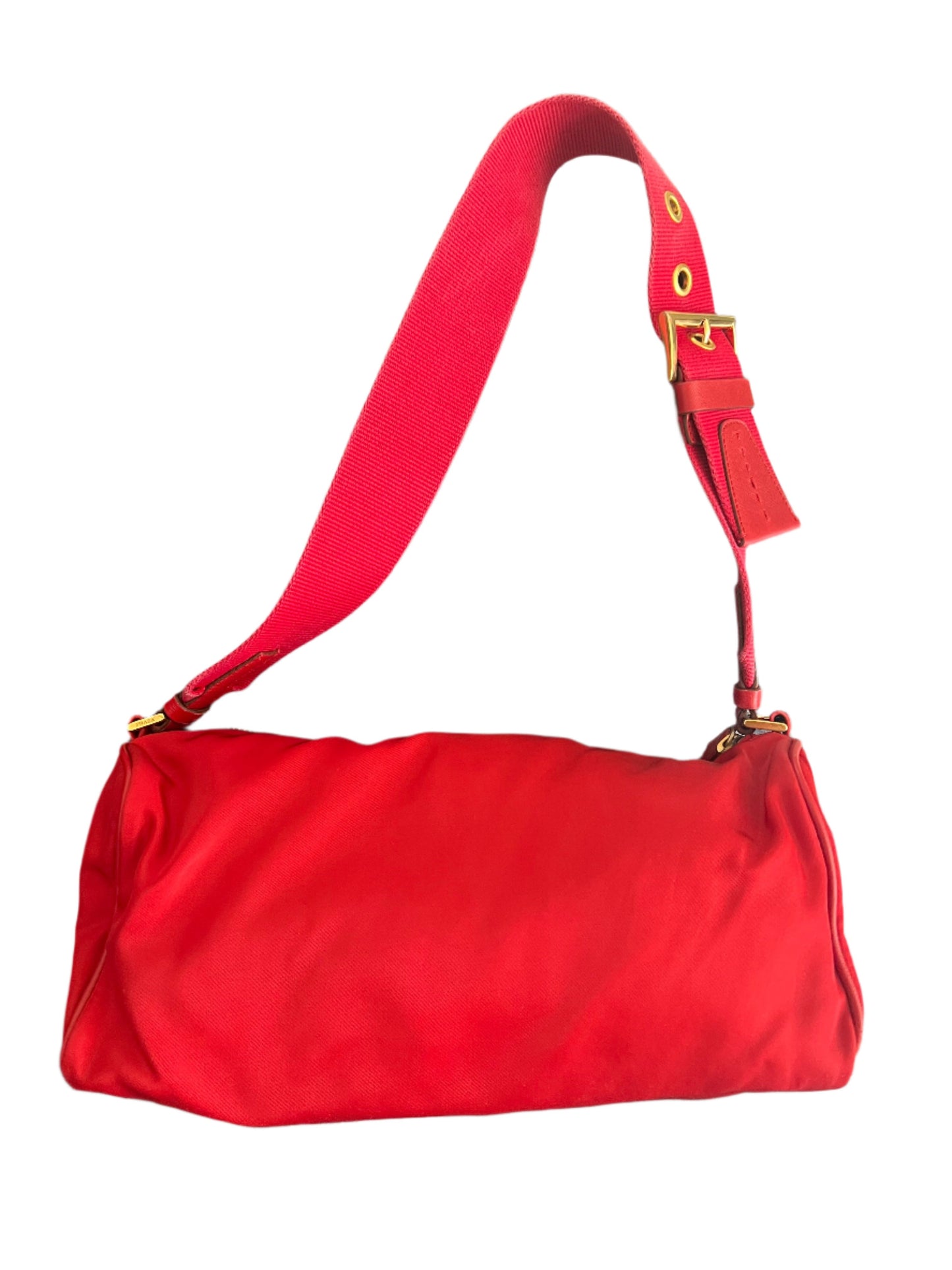 Prada Nylon Red Shoulder Bag