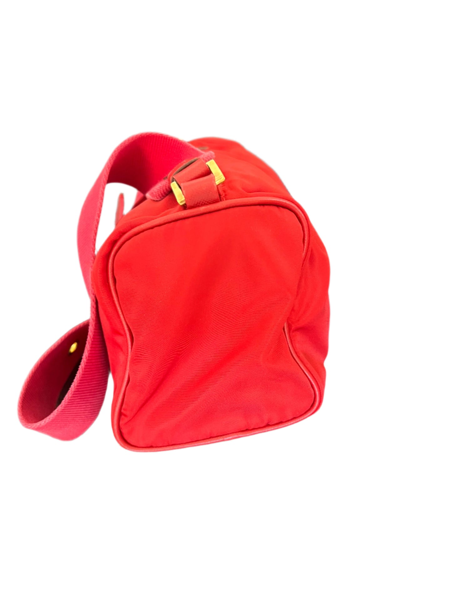 Prada Nylon Red Shoulder Bag