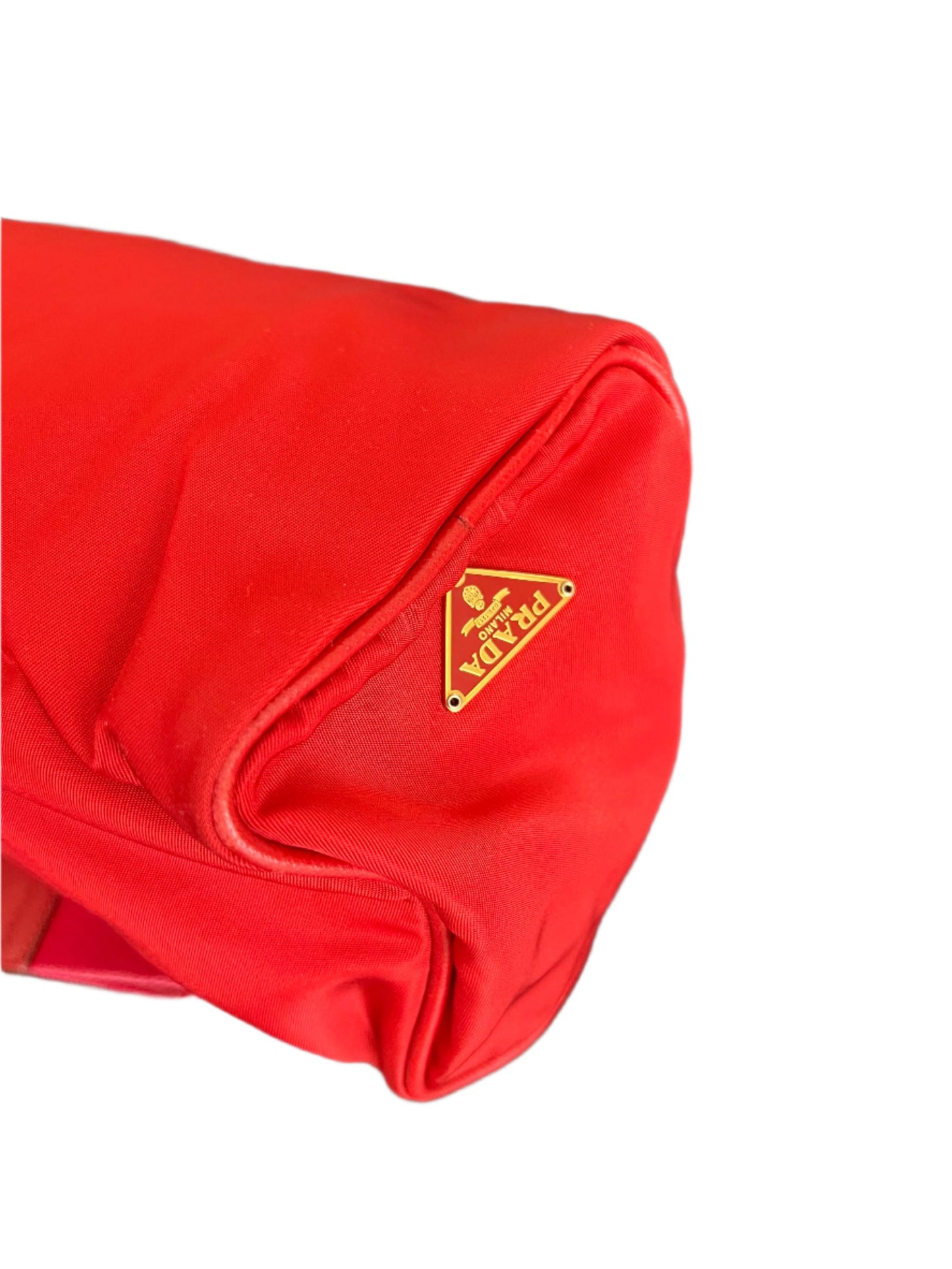 Prada Nylon Red Shoulder Bag