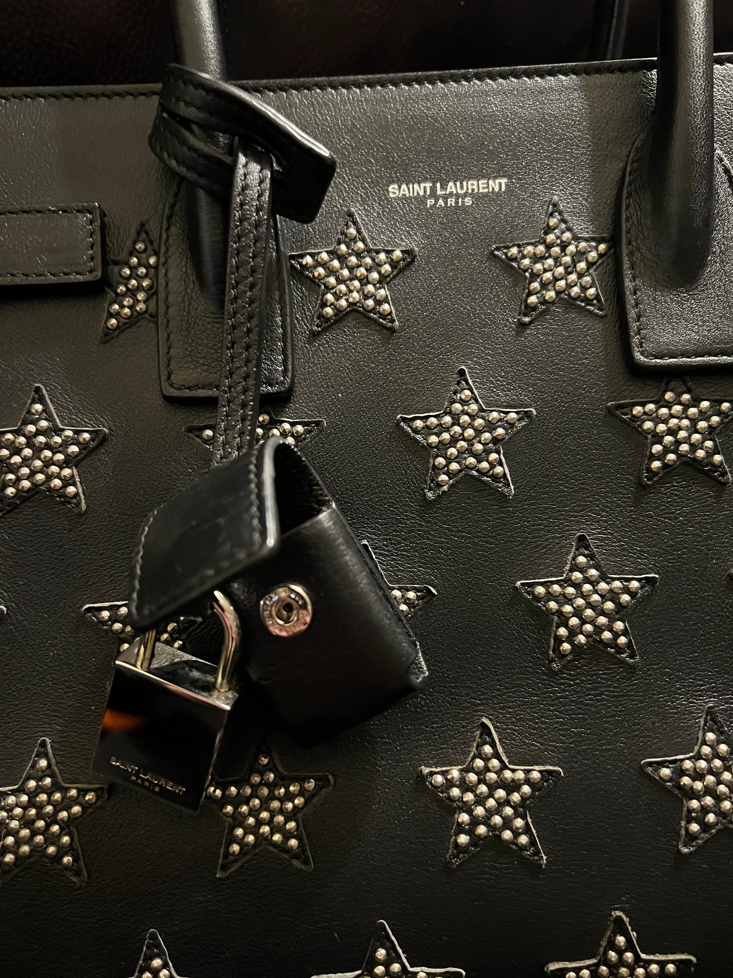 YSL Studded Stars Sac De Jour