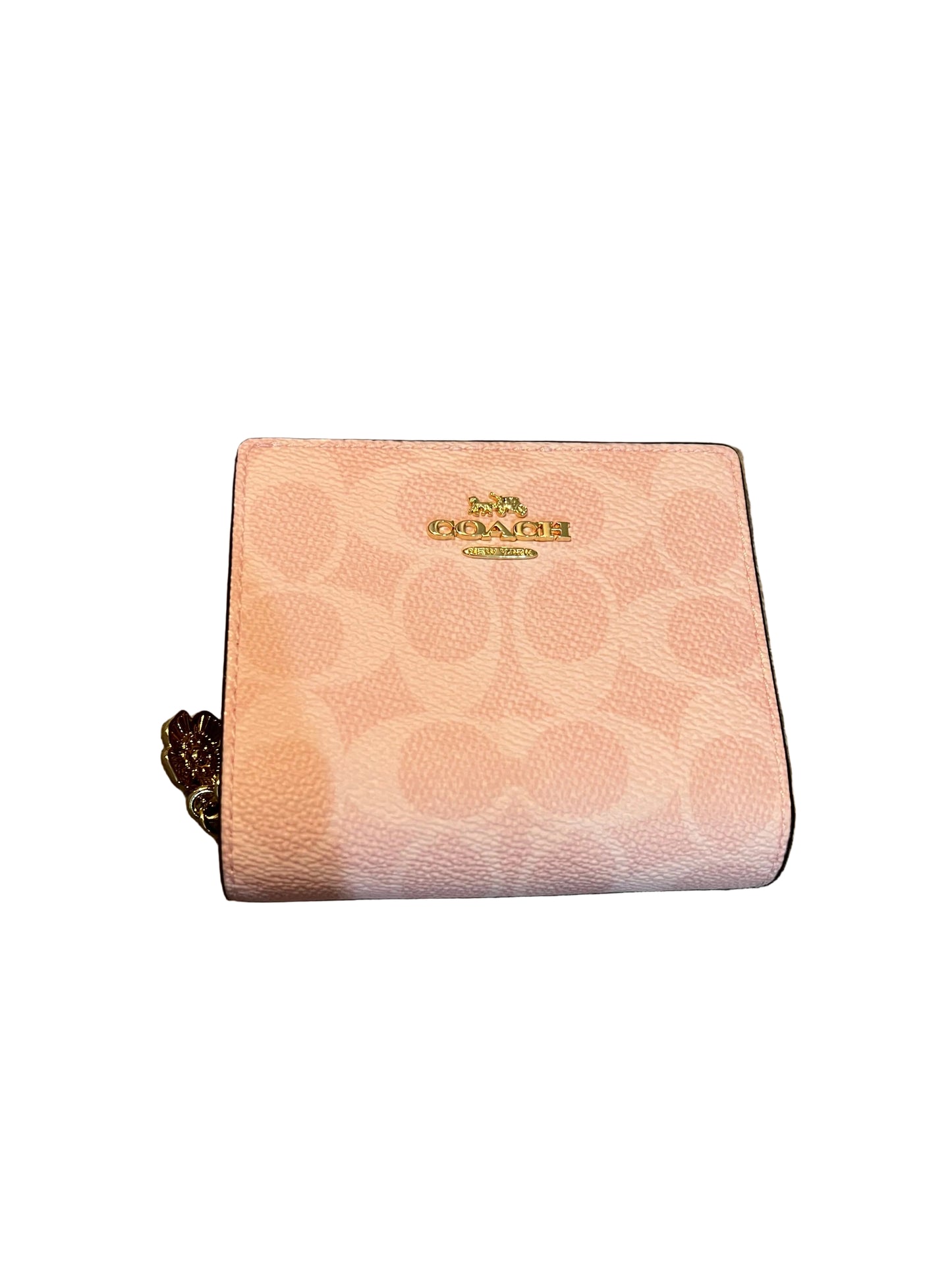 Coach Powder Pink Snap Wallet