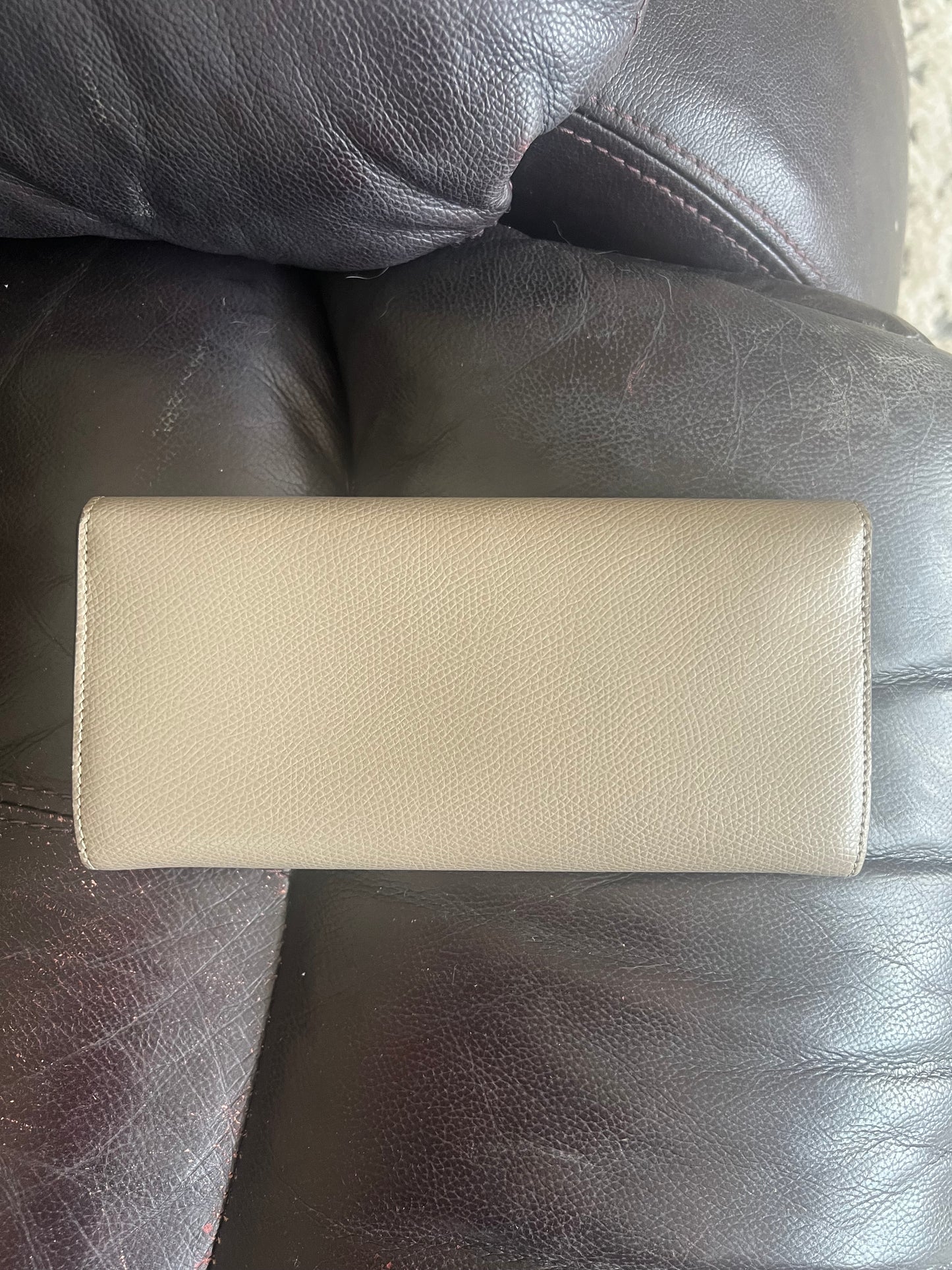 Fendi Long Gray Wallet