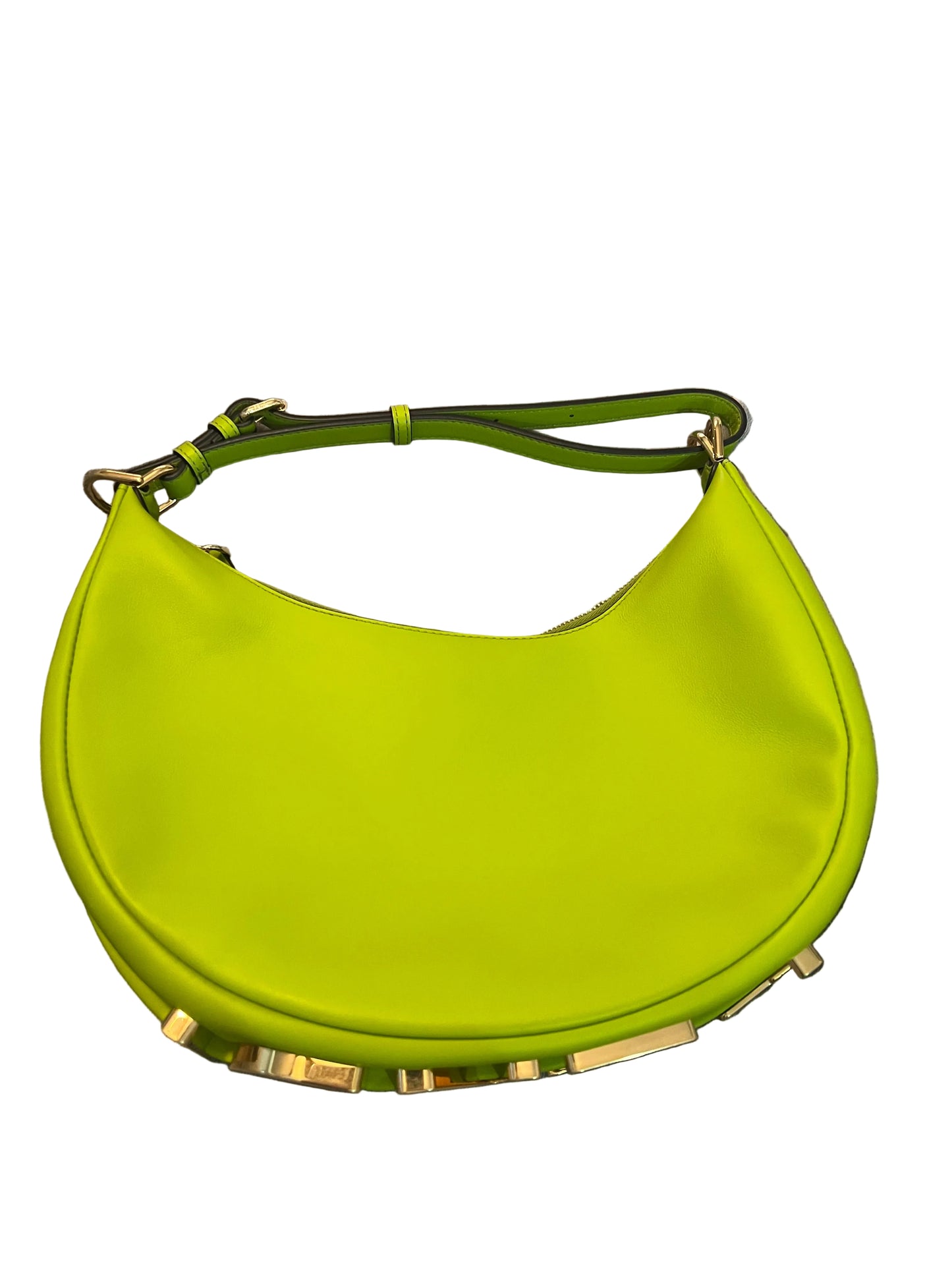Fendi Green Leather Fendigraphy Small