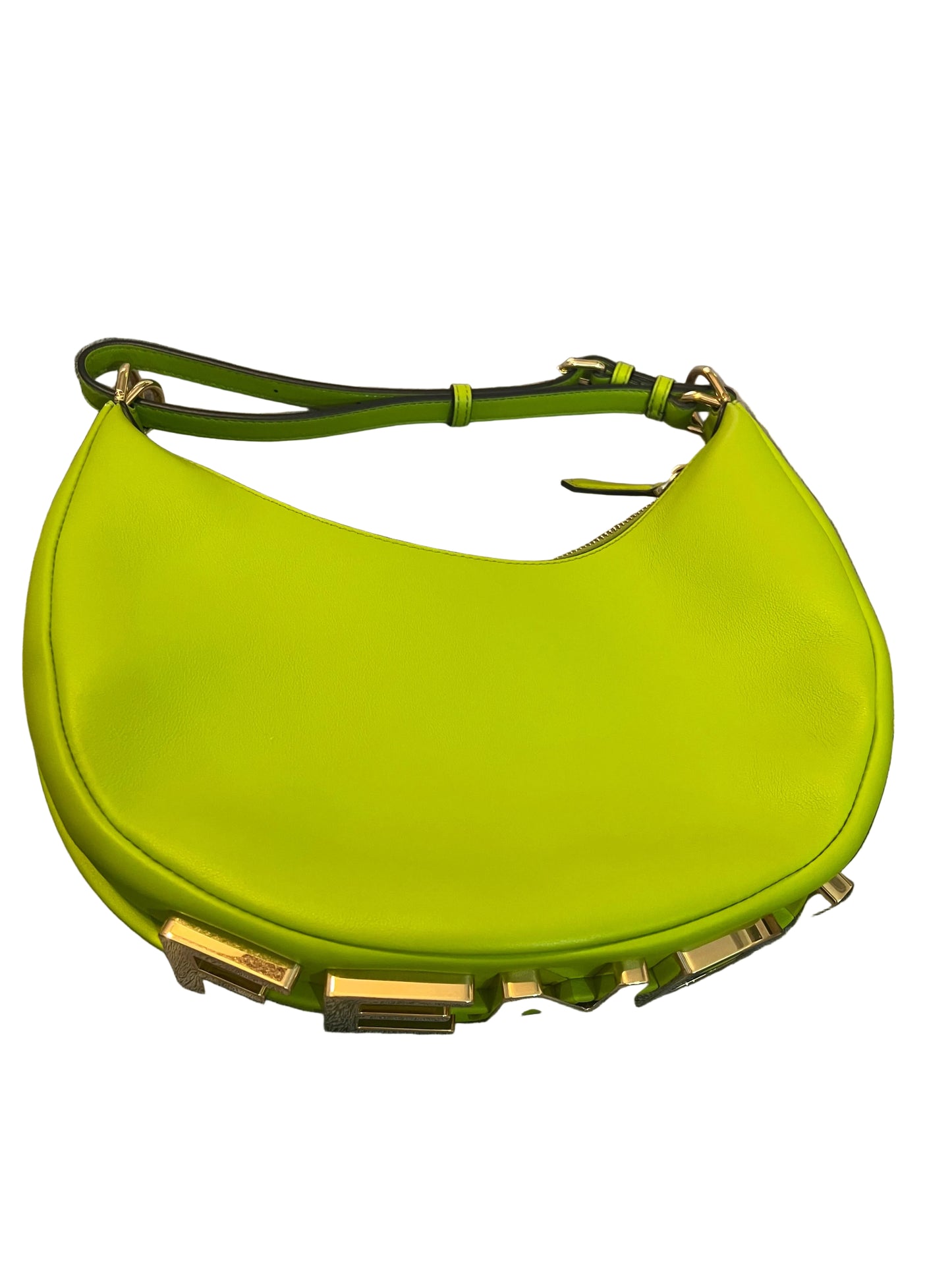 Fendi Green Leather Fendigraphy Small