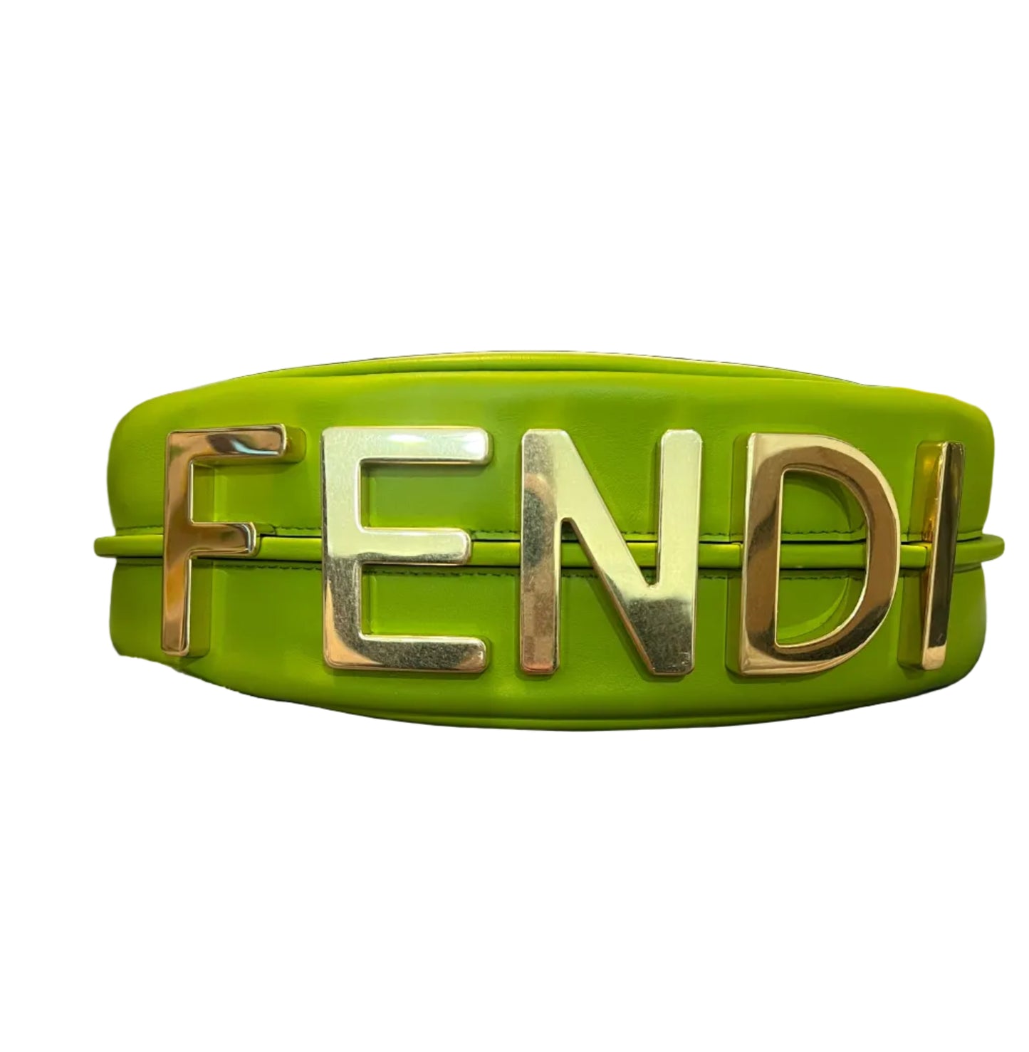 Fendi Green Leather Fendigraphy Small